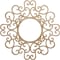 Ekena Millwork Reims Wood Fretwork Pierced Ceiling Medallion, Red Oak, 28"OD x 10 3/4"ID x 1/4"T CMWP28X28X0250RERO - alternate 1